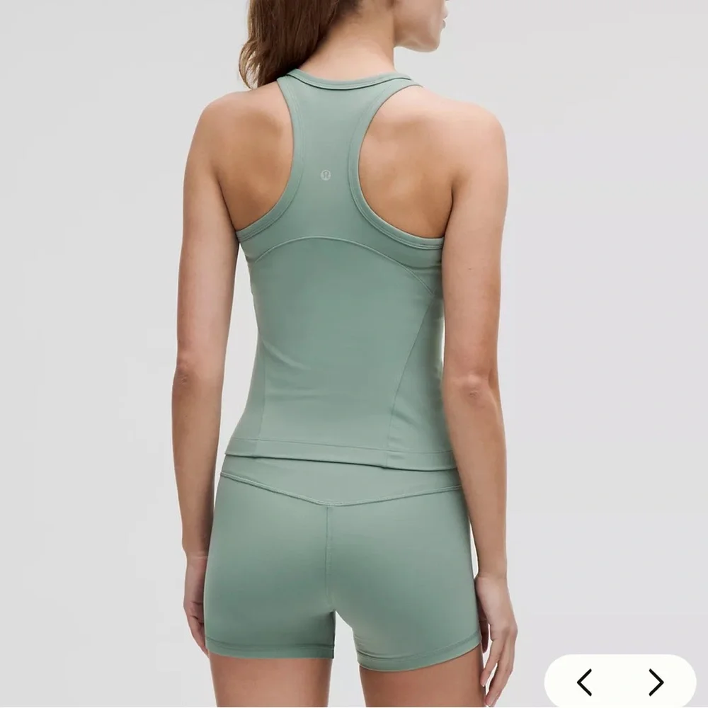 Lululemon Align™ Waist-Length Racerback Tank Top size 2 ‘Crater Blue’ - Picture 2 of 4